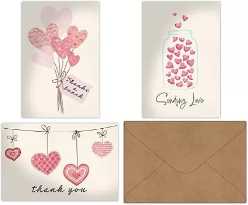 Pro Supply Global (24 Count of 4x6 Pre-Folded Valentine