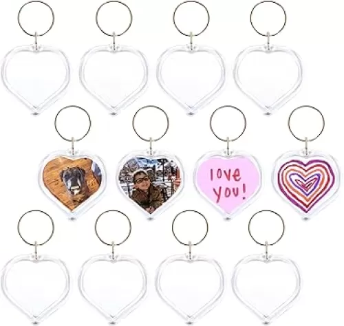 READY 2 LEARN Heart Key Rings | Set of 12 | Valentine
