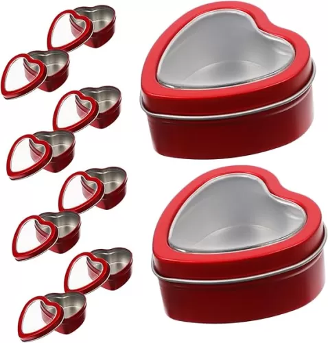 10pcs Heart Shaped Candy Boxes for Valentine