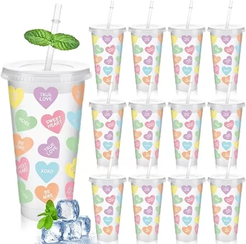 12 Pcs 24 oz Valentine