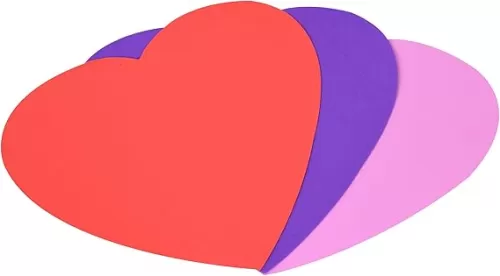 8-in. Foam Heart Shapes, 12-ct. Packs (Includes 4 red, 4 purple, 4 pink)