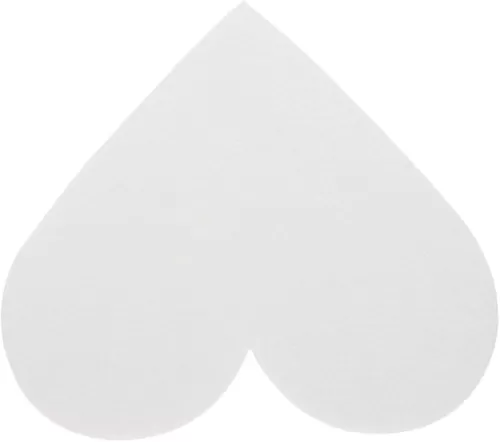 BESTonZON Heart Shaped Foam Cake Dummy - 7.8-Inch Cake Model for Decorating and Practice, Heart Shaped Fake Cake Model for Weddings, Anniversaries, and Birthday Displays