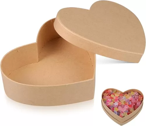 GARVALON Heart Shaped DIY Box for Valentine