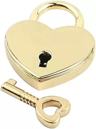 Heart Shaped Lock With Key Wedding Keyed Padlocks Vintage Wishes Lock Unqique Love Padlock For Anniversary