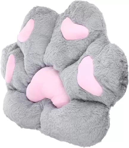 Homoyoyo Heart-Shaped Cushion Cartoon Decoration Office Cushion for Padded Gaming Game Ergonomic Cute Comfortable Soft Pads Fuzzy Plush White Cuddly Chair Pp Cotton