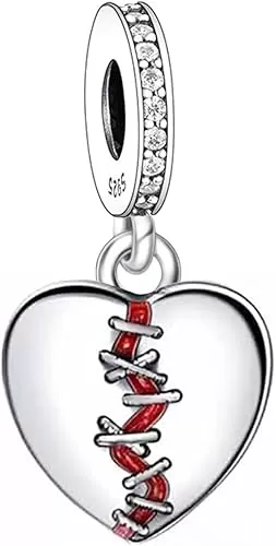 Broken Heart Charm, Heart Sorry Charm, Sterling Silver, Gift For Wife, Women, Friends, Family, Compatible To Pandora
