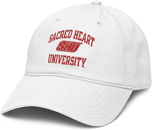 Sacred Heart Pioneers Arched Logo Officially Licensed Adjustable Baseball Hat