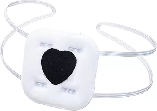 Anime Heart Shaped Novelty Prop Role Soft Single-Eyed Eyepatch Cosplay Costume Accessories