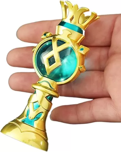 AwwwCos Venti Gnosis Cosplay Zhongli Gnosis Ornament Game Heart Of God Halloween Costumes Props