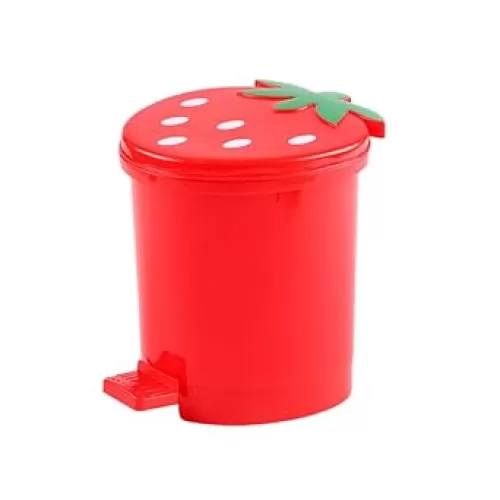 STOBOK Kawaii Supplies Heart Pencil Makeup Home Cleaning Lids Pad Bucket Tabletop Room Shaped Desk Decorative Cans Small Wastebasket Human Bathroom Litter Press Table Plastic Tiny Waste Kids