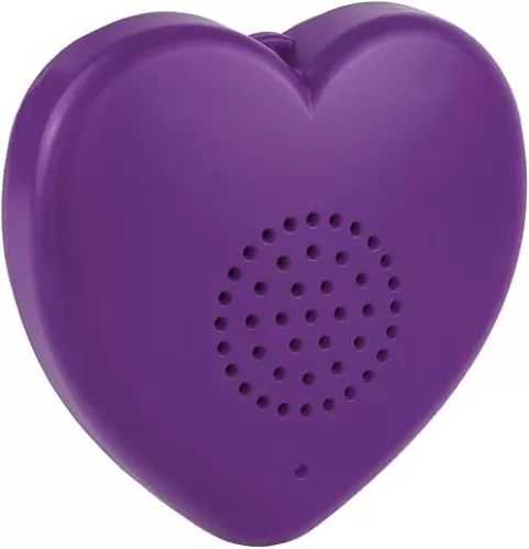 Talking Products, Voice Recordable & MP3 Talking Heart Sound Button Module. 8MB. Create Your own Personalised Memory Bear, Talking Teddy Plush Toy or Baby Heartbeat Keepsake (Purple)
