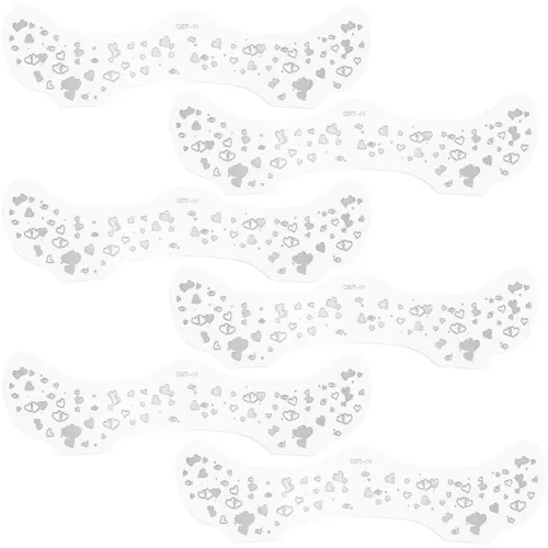 10Pcs Heart Face Tattoos Temporary Freckle Tattoos Sparkle Silver Paper Waterproof Glitter Speckles Makeup Transfer Face Stickers Patches Accessories for Women Body Art Party Makeup Decor
