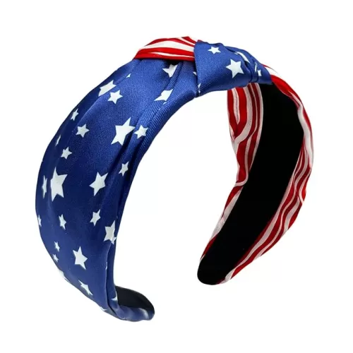 4th of July Headbands for Women American Flag Headband for Independence Day Red White and Blue Headband Patriotic Decorations
