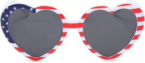 JOVAKIT Kids Polarized Heart Shaped Sunglasses for Girls Age 3-18, Fashion Lovely Rave Party Sun Glasses UV Protection