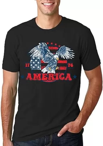 LBP American Flag Eagle Shirt Men