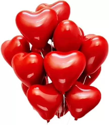 Soochat Heart Latex Balloons, Valentine
