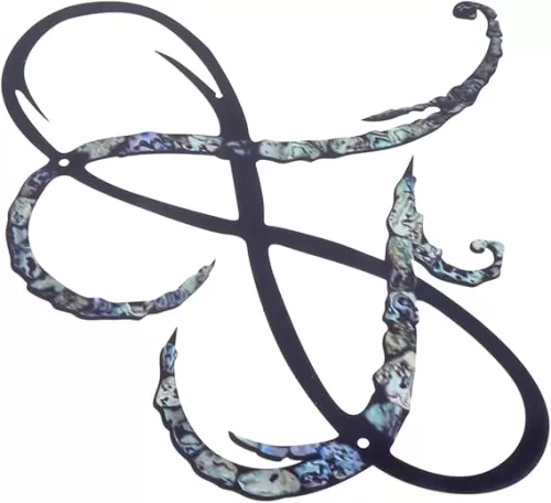 Sosoport 1Pc Iron Art Heart Shape Wall Sculpture for Home Decor Hanging Craft for Living Room Outdoor Garden Rustproof Wall Accent Housewarming
