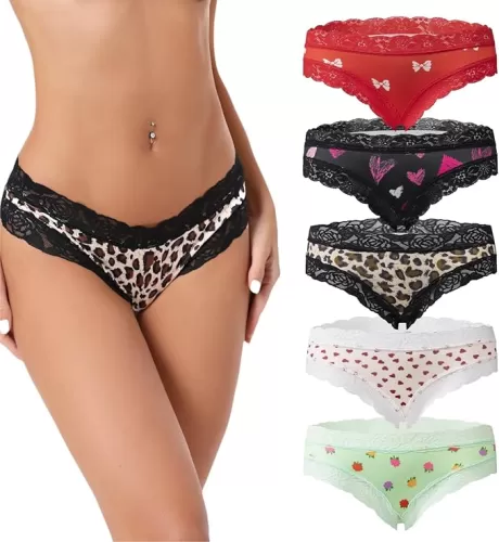 5-pack Sexy Lace-Trimmed Women