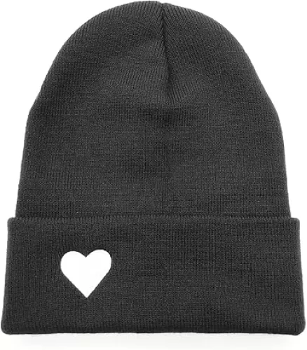 Atticus Poetry Cuffed Beanie for Women, Lightweight Acrylic Beanie for Year Round Wear - with Patch or Embroidered- One Size