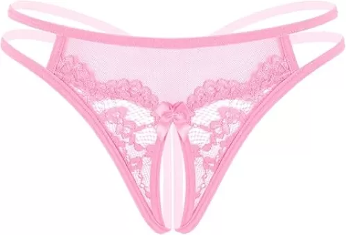 Avidlove Women Lace Panties Floral Lace Briefs Mesh Hollow Out G-String Thongs T-back Underwear 1-4 Pack