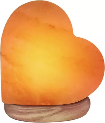 Himalayan Glow 944AC USB Heart Salt Lamp, Multicolor Night light, Best Home Decor by WBM