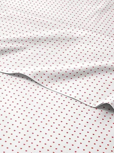 Kids King Size Hearts Bed Sheets - 4 Piece Heart Shaped Sheet Set - Ultra-Soft, Cute & Cozy - Comfy, Breathable & Machine Washable - Easy-Care & Wrinkle Free Bed Set for Boys, Girls, Teens & Toddlers