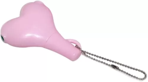 Milisten Dispenser 3. 5mm Heart Shape Headphone Splitter, 2 in 1 Stereo Audio Splitter, Portable Keychain Earphone Splitter () Universal Adapter