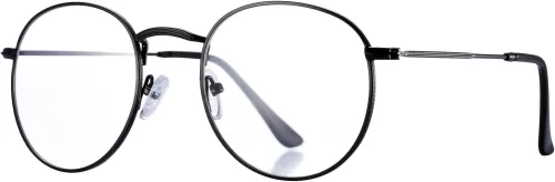 Pro Acme Classic Round Metal Clear Lens Glasses Frame Unisex Circle Eyeglasses