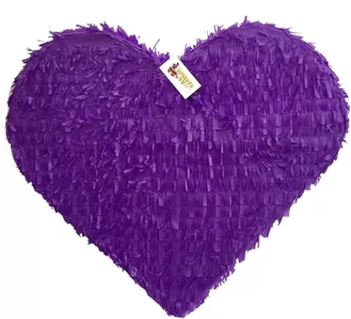 Purple Heart Pinata great for Wedding Bridal Shower Bride to be Girls Night Out