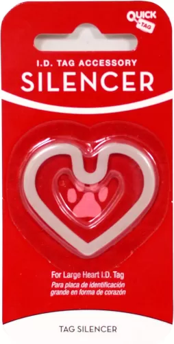 Quick-Tag Heart-Shaped Silencer