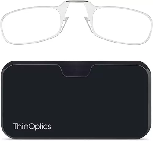 ThinOptics Universal Pod Case + Rectangular Reading Glasses