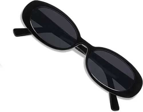 VANLINKER Polarized Retro Oval Sunglasses for Women and Men Small 90s Style VL9580