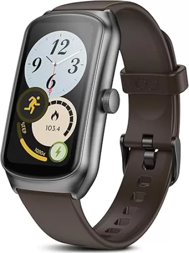 AMOLED Fitness Tracker Watch with 24/7 Heart Rate/SpO2/Sleep Monitor, IP68 Waterproof Smart Watch, Step Calorie Counter Pedometer Swimming Health Activity Trackers & SmartWatches for Men Women