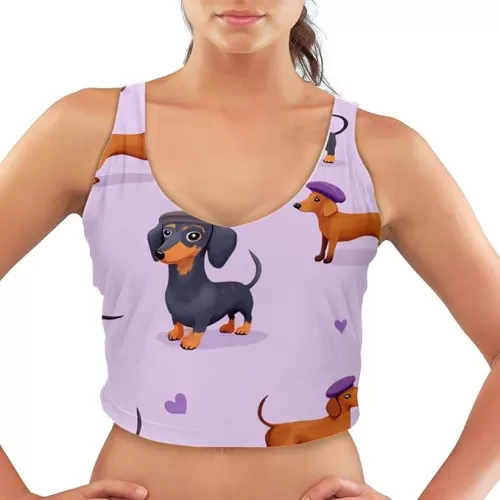 Dachshunds Dog Hearts Womens