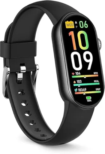 FITVII Ole Fitness Tracker with 24/7 Heart Rate and Blood Pressure Monitor, Blood Oxygen Sleep Tracking Step Calories Counter IP68 Waterproof Activity Tracker for Women Men