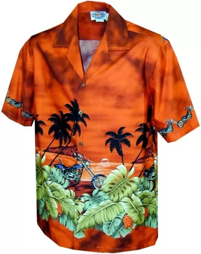 Hawaiian Shirts Men's Custom Bikes