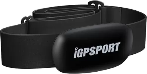 iGPSPORT Heart Rate Monitor Bluetooth & ANT+ for Fitness Training Running Cycling Gym and Compatible with Garmin Polar Wahoo