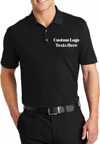 INK STITCH K100 Men Custom Stitching Embroidery Logo Text Design Your Own Core Pique Polo Shirts