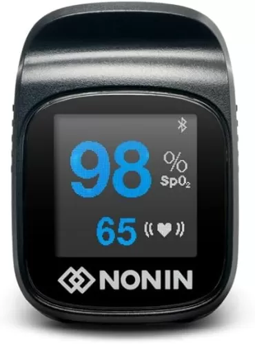 Nonin TruO2 OTC Pulse Oximeter Model 3250 FDA-Cleared, Over-The-Counter Medical Grade Wireless Fingertip Pulse Oximeter, FSA/HSA Eligible