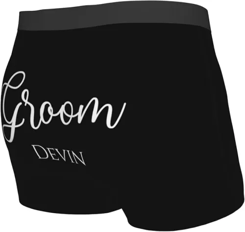 Nsipan Custom Underwear Personalized for Men Boyfriend Husband Boxer Briefs