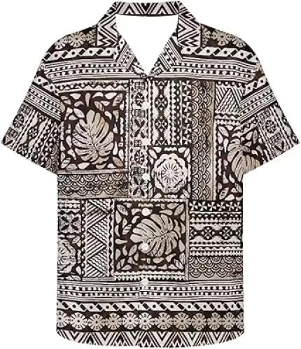 Polynesian Style Prints Mens Shirts Casual Stylish Summer Clothes Samoa Tribal Maori Tattoo Roman Reigns Men Shirt