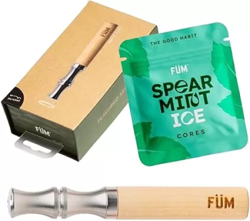 Prominent Flavored Air Device | Naturally Switch from Bad Habits | Maple Barrel and Stainless Steel Mouthpiece (Prominent & Spearmint)