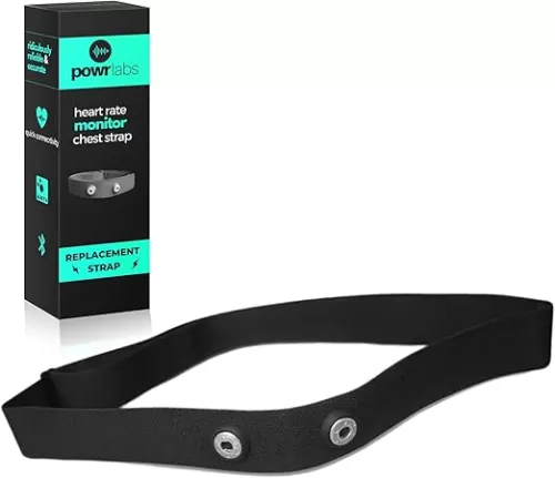 Wahoo Tickr, Polar H7, Garmin HRM Coospo Heart Rate Monitor Strap Replacement (Powr Labs, M-XXL)