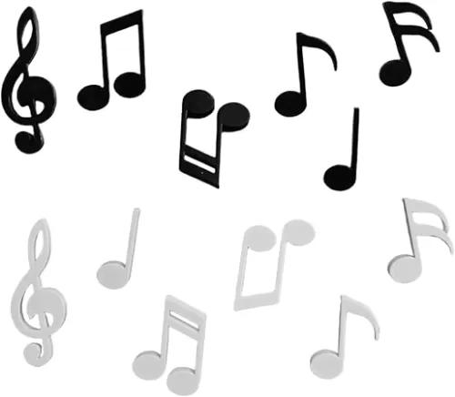 12PCS Musical Note Refrigerator Magnets Creative Memo Clips for Kitchen & Office Multi-Function Music Theme Fridge Decor for Music Lovers & Home