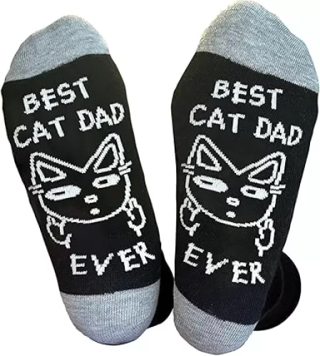 Birthday Gifts for Women Cat Socks Dog Dad Mom Funny Socks for Men Women Christmas Crazy Gifts for Animal Lovers