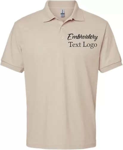 Custom Embroidered Polo Shirt Add Your Personalized Own Embroidery Text & Logo for Adult Unisex Golf T-Shirt
