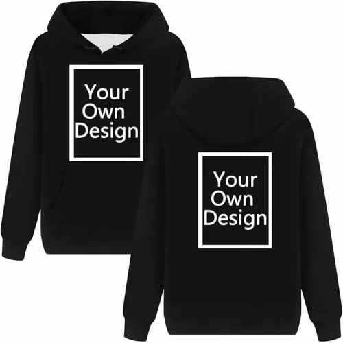 Custom Hoodies, Your Own Design Text/Photo/Image/Logo Women Printed Pullover Hooded Sweatshirt Tops