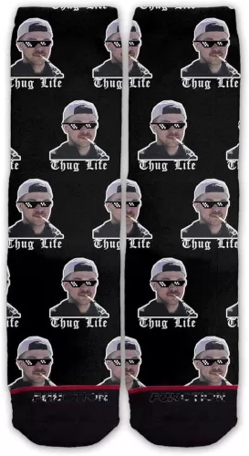 Function - Custom Thug Life Face Socks Personalize Upload Photo Customize Head