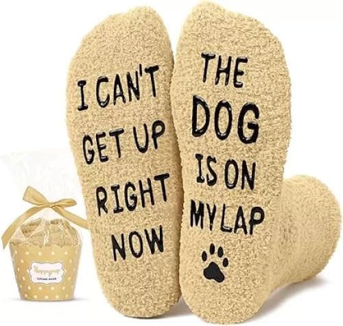HAPPYPOP Dog Gifts for Women Men - Dog Gifts for Dog Lovers, Funny Dog Christmas Birthday Stockings, Dog Mom Dad Gifts