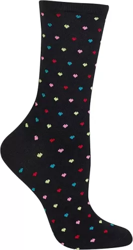 Hot Sox Women's Fun Pattern and Solid Crew Socks-1 Pair Pack-Cool & Classic Novelty Design Gifts